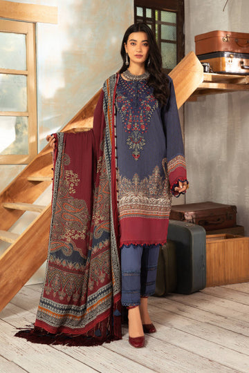 Maria B MPT-1205-B Mprints Winter Collection 2021